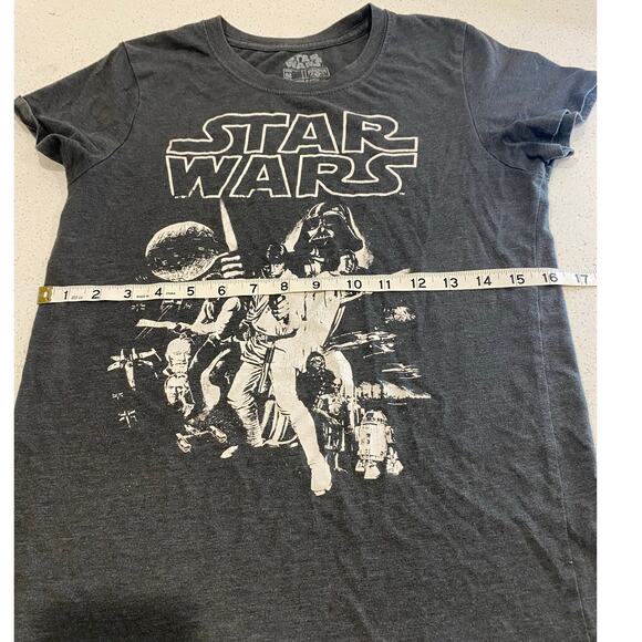 STAR WARS Youth T-shirt Size Medium Gray - Picture 4 of 4